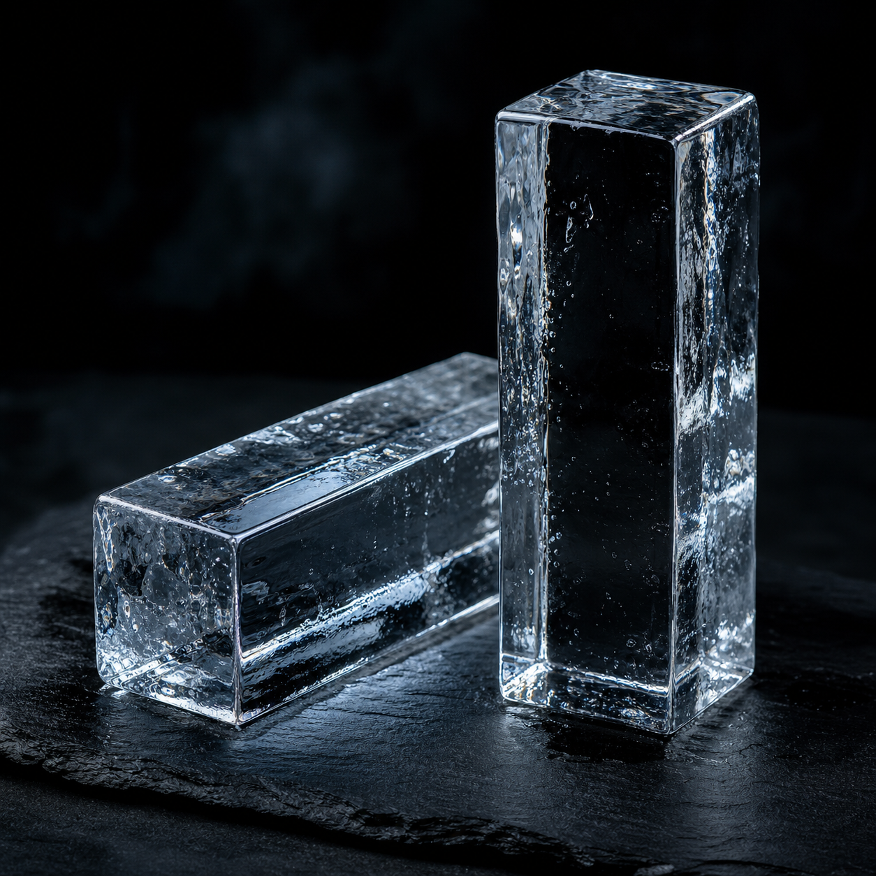 40mm x 40mm x 100mm clear ice spear